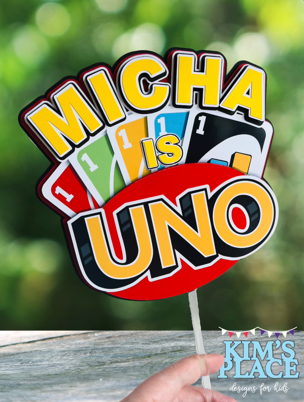 UNO Cake Topper